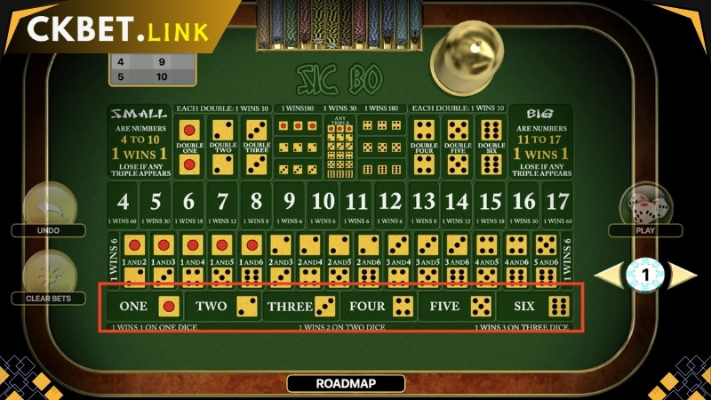 Jogo de apostas online Sicbo CKBET